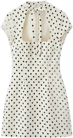 Polka-dot dress saved in a digital closet