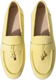 Yellow shoes catalogued by colour