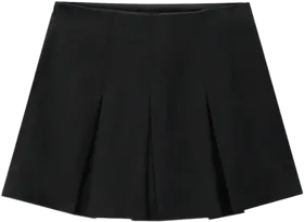 Jupe noire associée par le styliste IA
